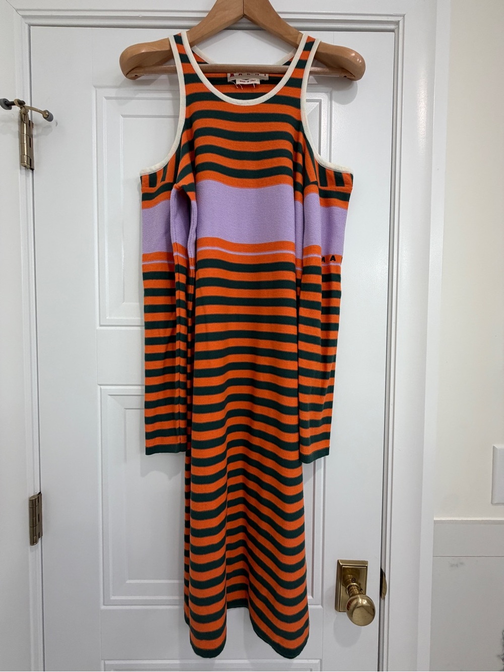 Marni Striped Knit Maxi Dress • Made in Italy • Size IT 40/ US 4